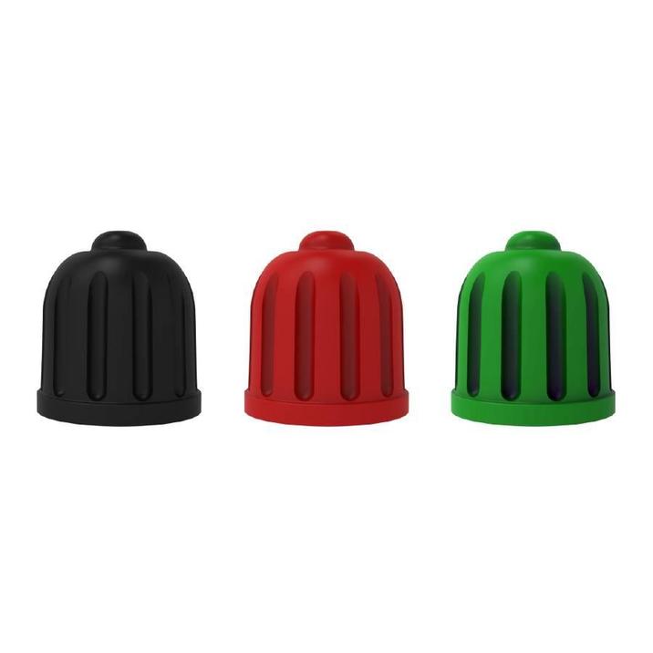 115 Bouchon plastique std a joint noir par 100pcs