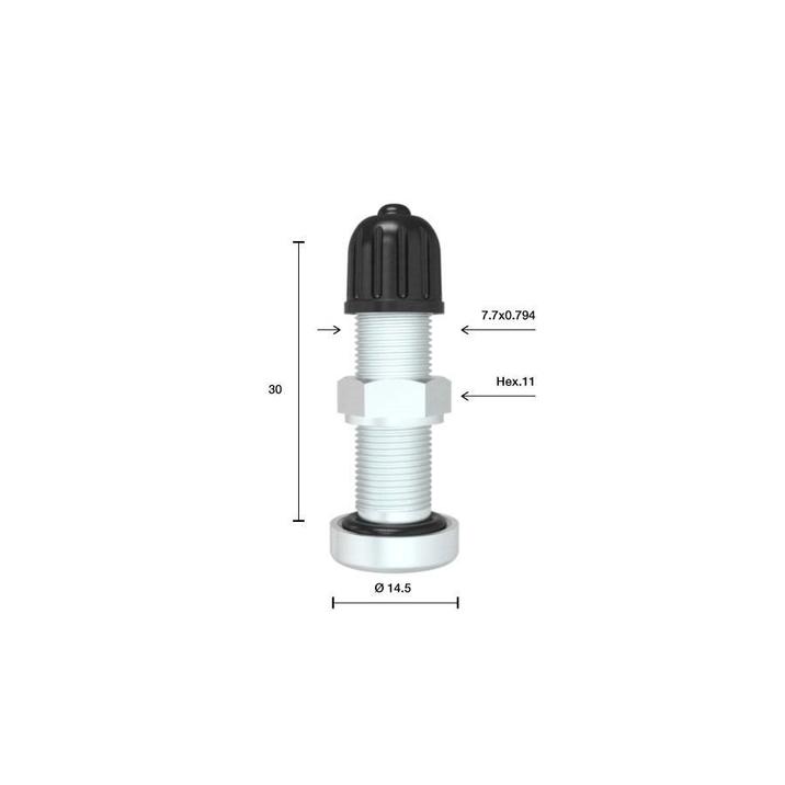 535 Tubeless moto ventiel