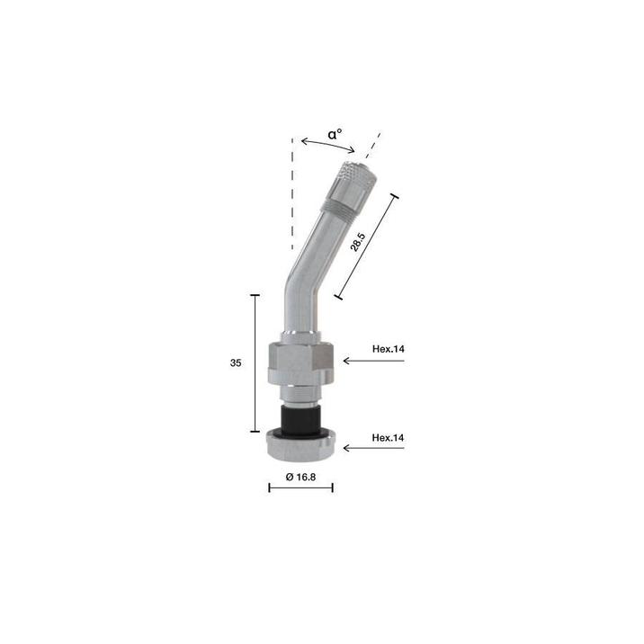 1331 Valve Alcoa 70MS 45°