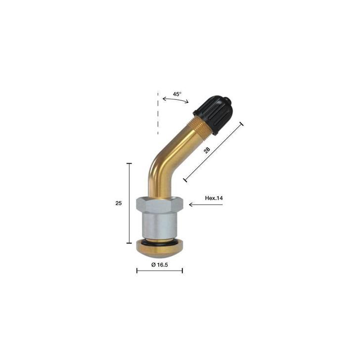 1390 Vrachtwagen tubeless ventiel turing 90