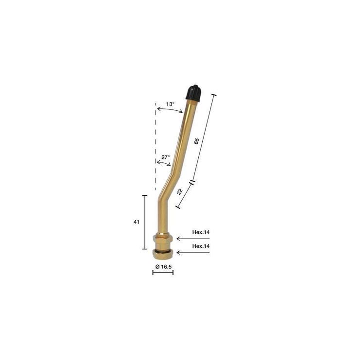 1431 Valve tubeless poids lourd