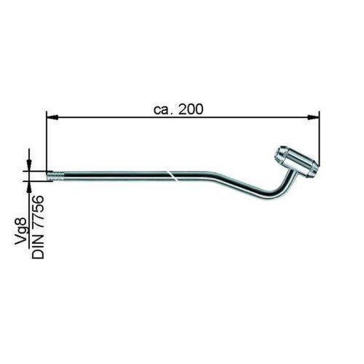 Pipe for gauge dual chuck 1085    All146000