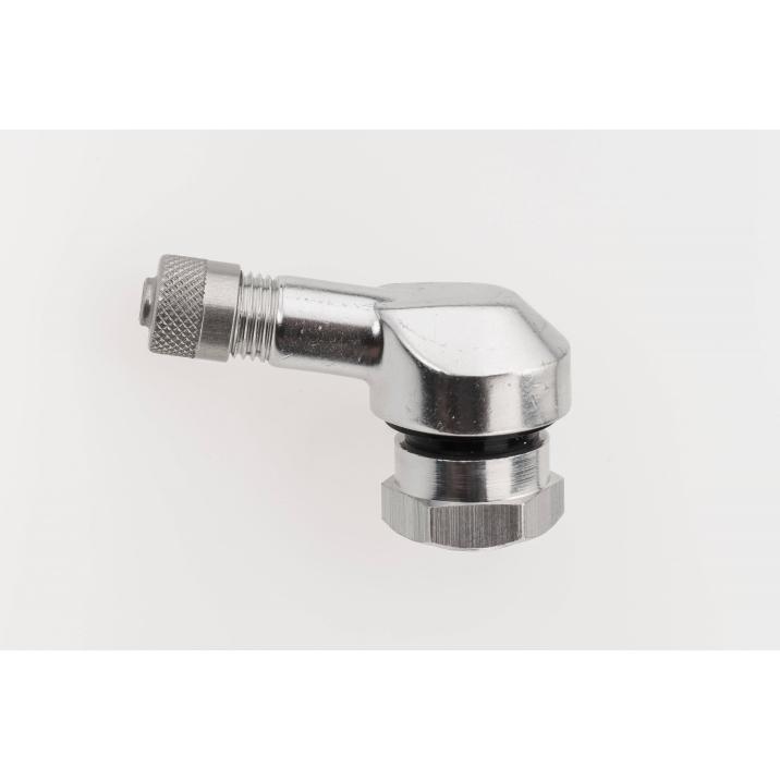 Moto  ventiel 90°  zilver 11,3     All447512