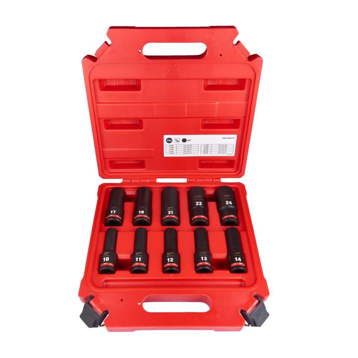 Doppenset SHOCKWAVE™ 1/2 lang (10-delig)