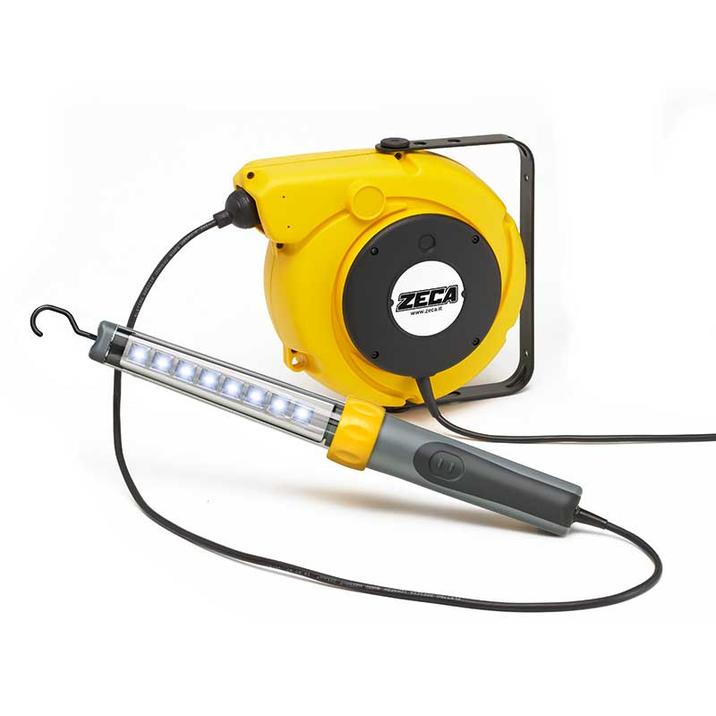 5908/AM9 Zeca cable reel with transfo and with led lamp