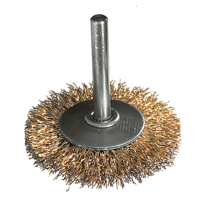 Rotary brush cylindrical brass coated steel wire   diam 55mm