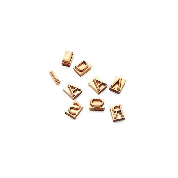 Letter  S  voor brandstempel 12 mm    Salv 813
