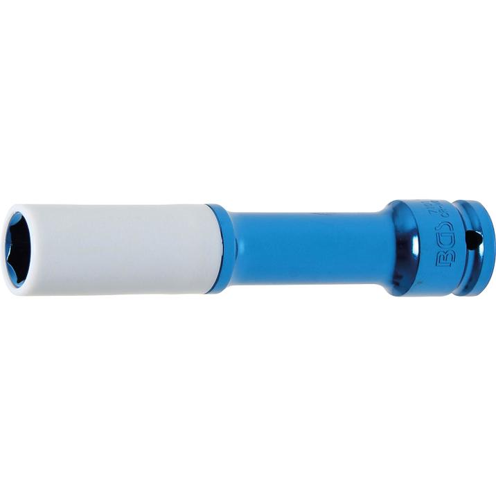 Krachtdop 17mm extra lang 150mm met teflon