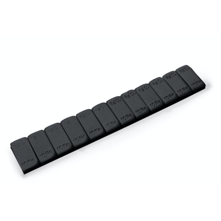 SUV kleefgewichten 12x10gr zwart gecoated 50 latjes per doos