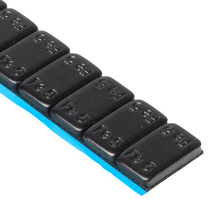 Kleefgewichten zwart 12x5gr (100 strip van 60gr) FL blue tape 