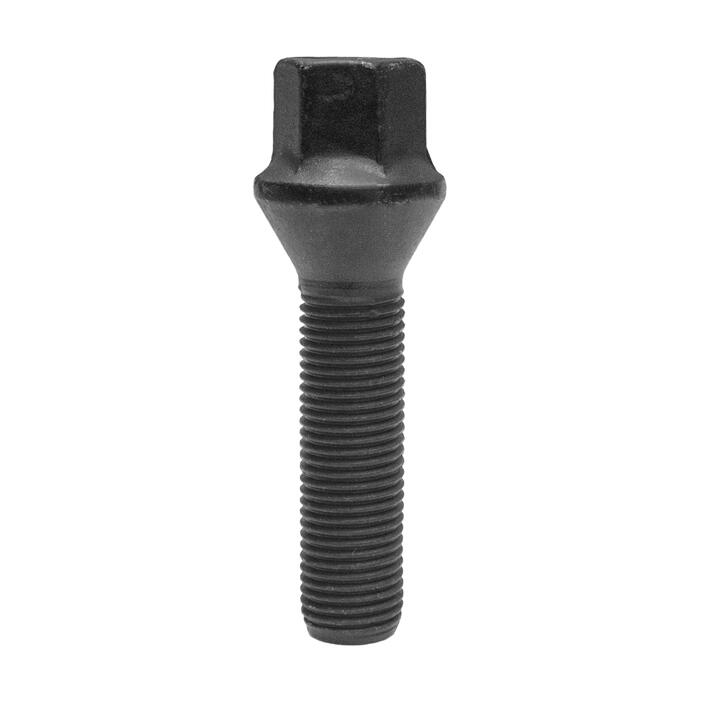 Wielbout 14x1,25   L=28mm  17mm  Conisch  Zwart  BMW