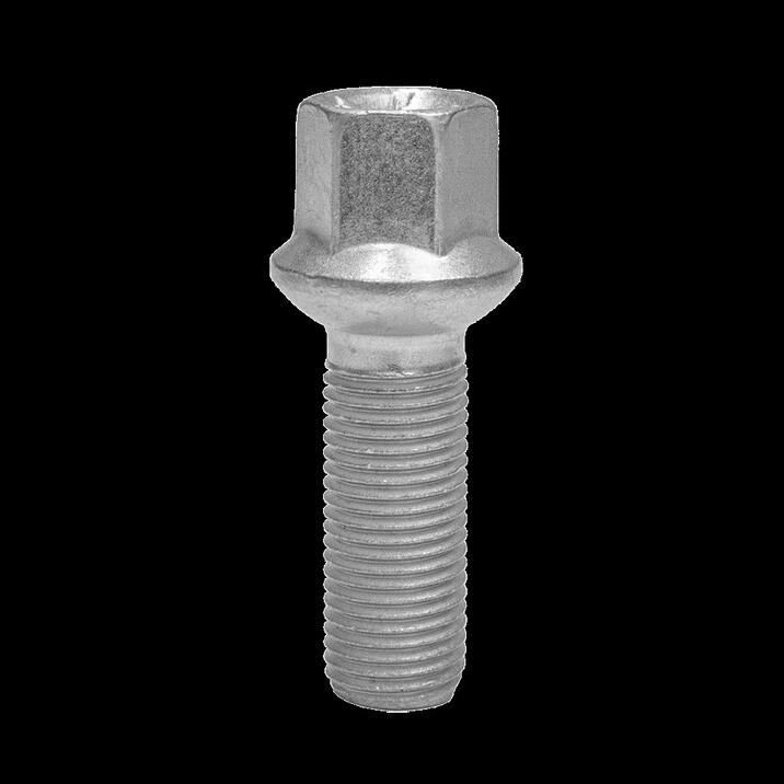 Wielbout 14x1,5   L=27mm  17mm  R14 Bol Zilver  Mercedes