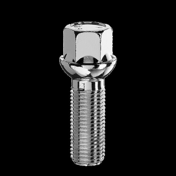 Wielbout 14x1,5   L=50mm  17mm  R14 Bol Zilver   VW-AUDI