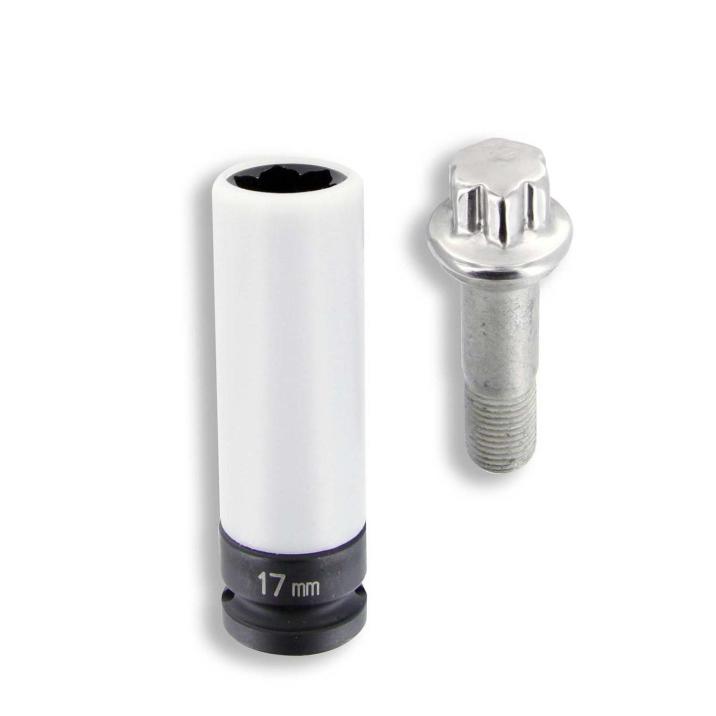 Dop Mercedes 17mm met teflon bescherming