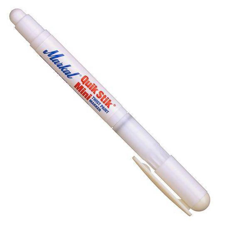 947W Markal Quick stik white mini twist paint marker