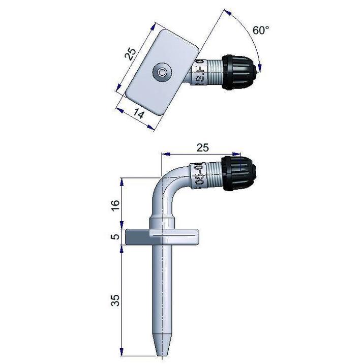 R2102-2 Valve special Schrader